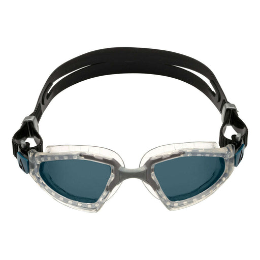 Aqua Sphere Kayenne Pro Smoke Lens Swim Goggles, Clear / Grey, 192150,Aqua Sphere,Treshers
