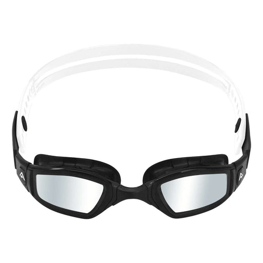 Michael Phelps Silver Titanium Mirrored Ninja Goggles, Black/White, 192220,Michael Phelps,Treshers