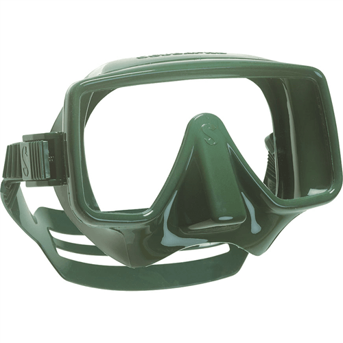 Scubapro Frameless Single Window Mask, Army Green,Scubapro,Treshers