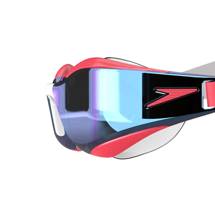 Speedo Fastskin Hyper Elite Mirrored Goggles, Watermelon/True Cobalt/White