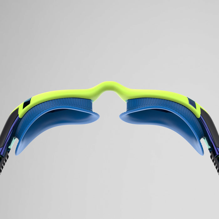 Speedo Biofuse 2.0 Mirrored Goggles, Green/Blue