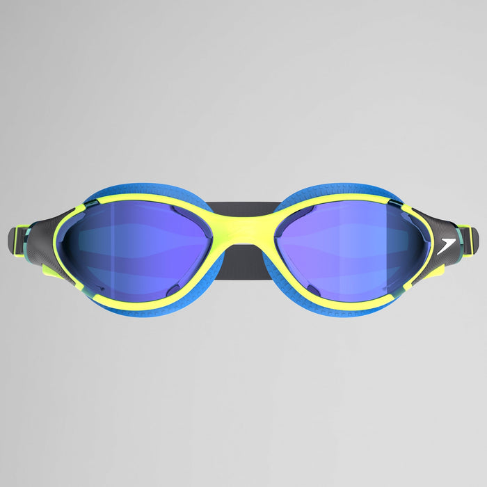 Speedo Biofuse 2.0 Mirrored Goggles, Green/Blue