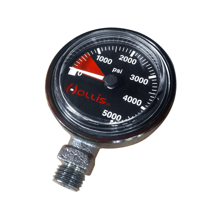 Hollis Low Profile Pressure Gauge Module, Black, PSI