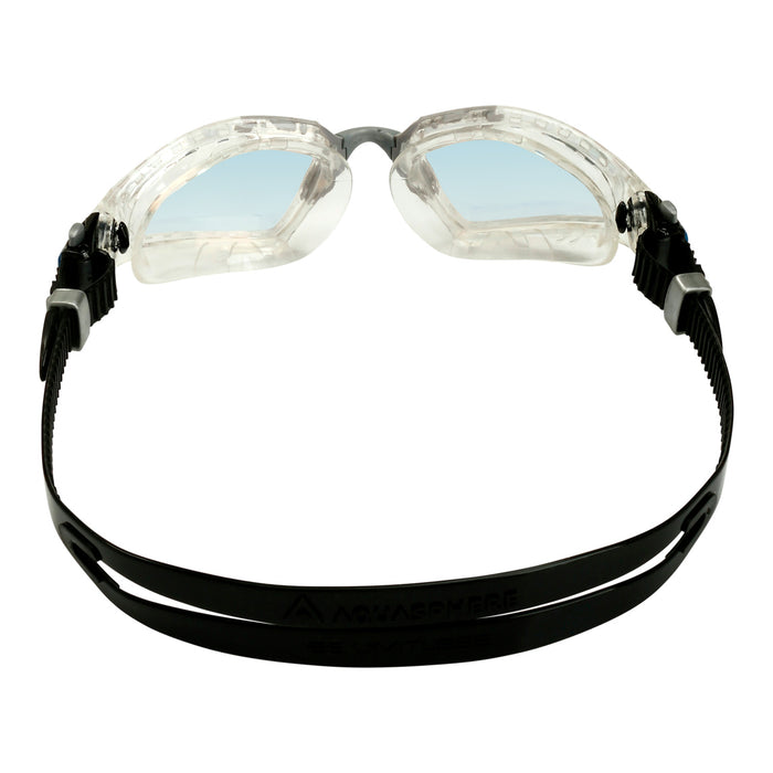 Aqua Sphere Kayenne Pro Iridescent Mirrored Lens Swim Goggles, Transparent / Grey