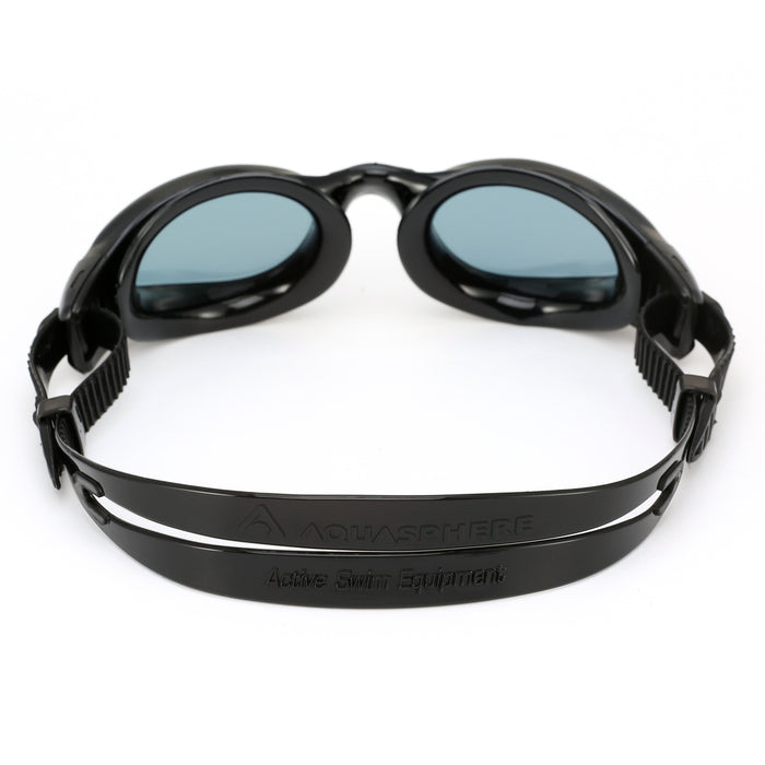 Aqua Sphere Kaiman Smoke Lens Swim Goggles, Black, 197370