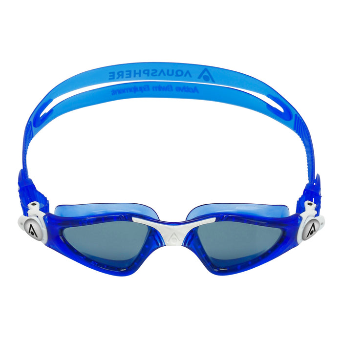 Aqua Sphere Kayenne Junior Smoke Lens Swim Goggles, Navy/White