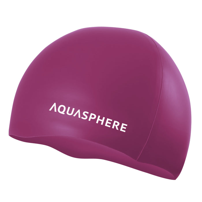 Aqua Sphere Plain Silicone Unisex Adult Swim Cap