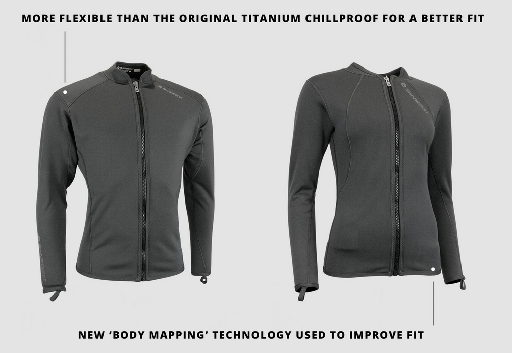 Sharkskin Titanium 2 Long Sleeve Full Zip Jacket (Male)