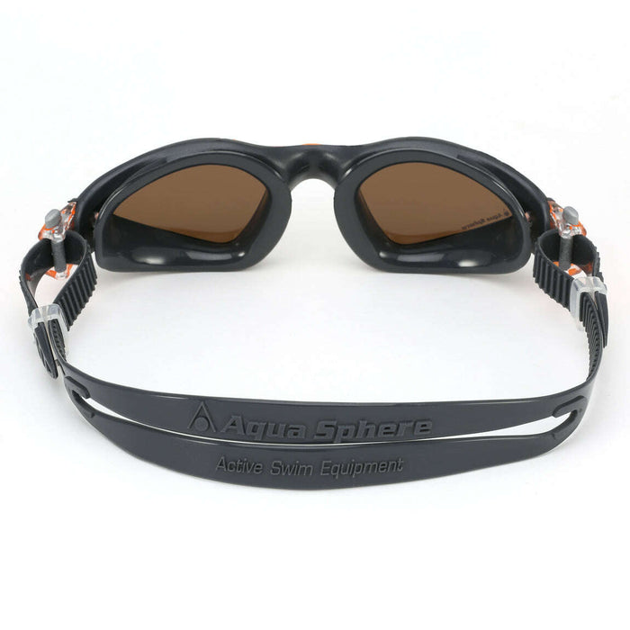 kayenne goggles Aqua Sphere Kayenne Brown Polarized Lens Swim Goggles, Grey/Orange, 19 — Treshers