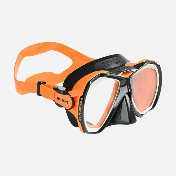 mares-force-x-liquidskin-dive-mask-black-orangemaskmarestreshers--34470946
