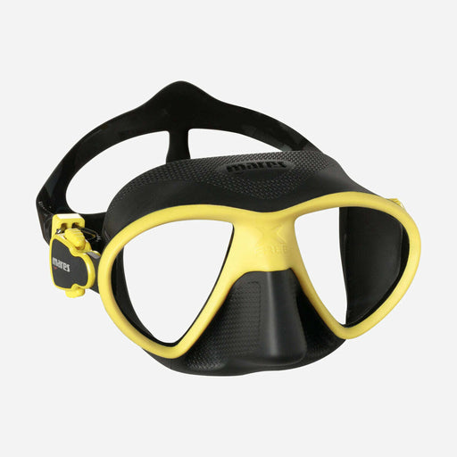 Treshers:Mares X-Free Scuba Mask,Yellow/Black