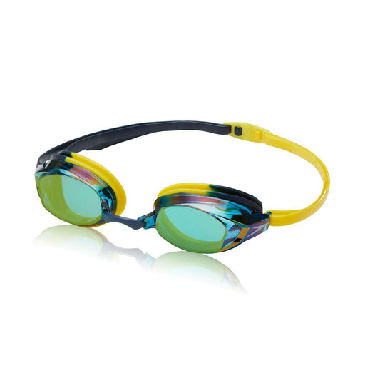 Treshers:Speedo Vanquisher EV Mirrored Swim Goggles,Black/Yellow