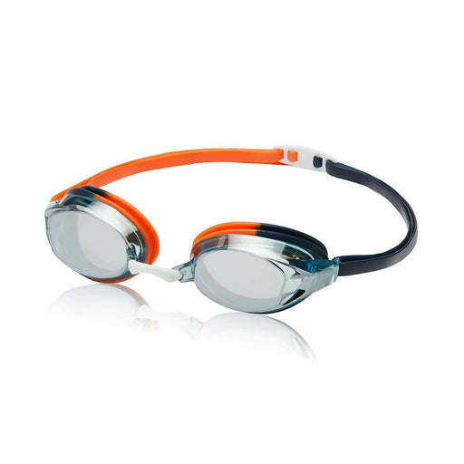 Treshers:Speedo Vanquisher EV Mirrored Swim Goggles,Navy/Orange