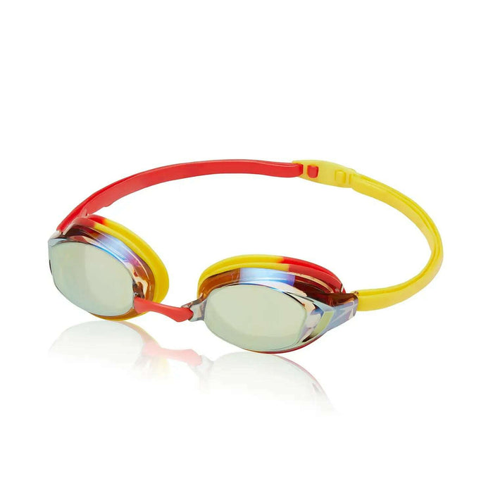 Treshers:Speedo Vanquisher EV Mirrored Swim Goggles,Red