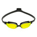XCEED Yellow Titanium Mirrored Lens Swim Goggles, Black, 197500,Michael Phelps,Treshers