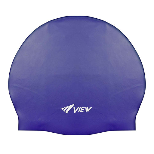 Treshers:Tusa View Swim Cap, Silicone,Navy Blue