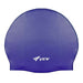 Treshers:Tusa View Swim Cap, Silicone,Navy Blue