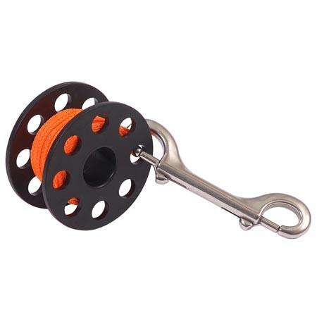 Dive Rite 50' finger spool with orange line,Dive Rite,Treshers