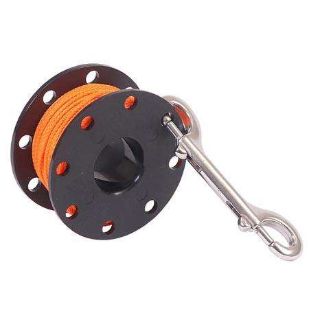 Dive Rite 125' finger spool with orange line,Dive Rite,Treshers