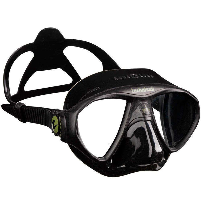 Treshers:Aqua Lung Micromask Mask,Black/Black Silicone