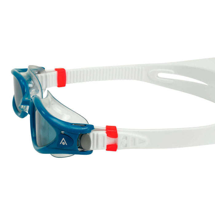 Aqua Sphere Kaiman EXO Smoke Lens Swim Goggles, Petrol/Transparent, 191970,Aqua Sphere,Treshers