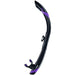 Treshers:Atomic Aquatics SV2 Semi-Dry Snorkel,Black/Purple