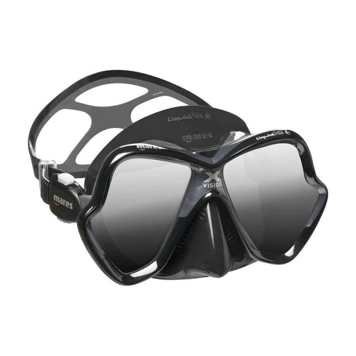Treshers:Mares X-Vision Ultra Liquidskin Mask,Silver Grey Black