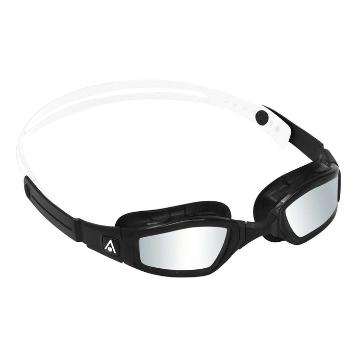 michael phelps goggles Michael Phelps Silver Titanium Mirrored Ninja Goggles, Black/White, 19 — Treshers