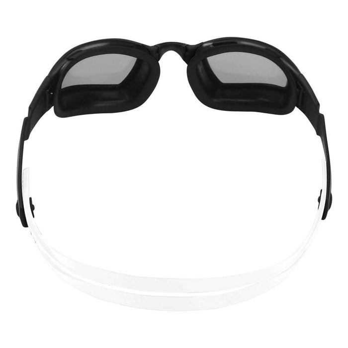 ninja goggles Michael Phelps Silver Titanium Mirrored Ninja Goggles, Black/White, 19 — Treshers