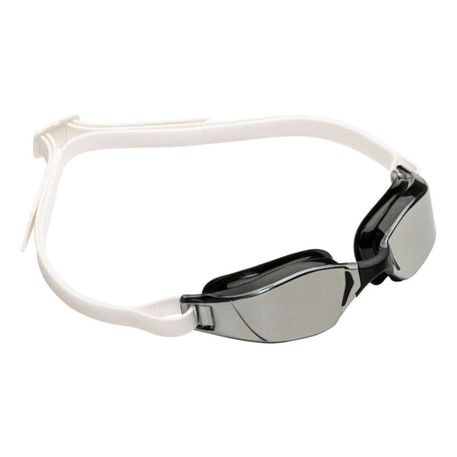Michael Phelps XCEED Titanium Mirrored Lens Swim Goggles, Black & White, 192270,Aqua Sphere,Treshers