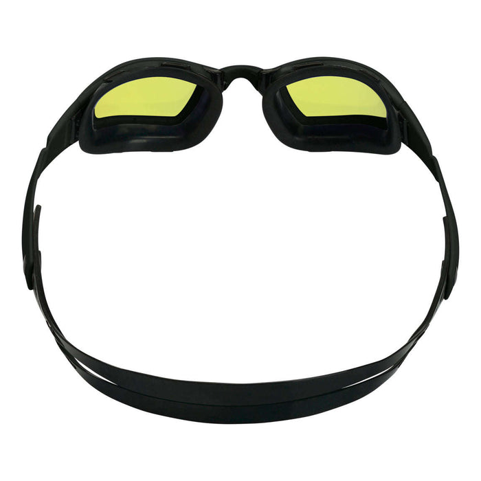 michael phelps ninja goggles Michael Phelps Yellow Titanium Mirrored Ninja Goggles, Black, 192240 — Treshers