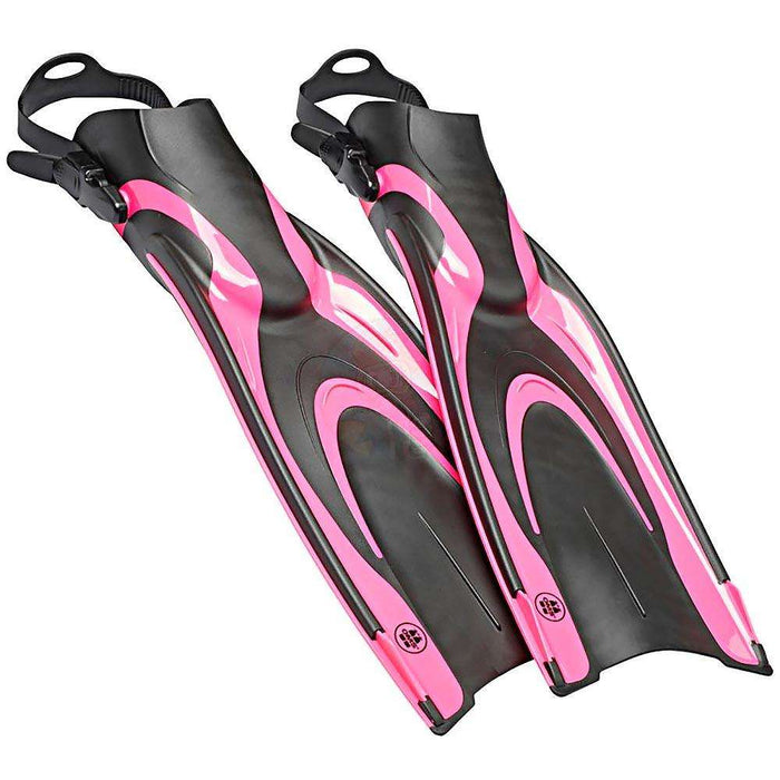Treshers:OMS Reefmaster Adjustable Strap Fins,S / Pink