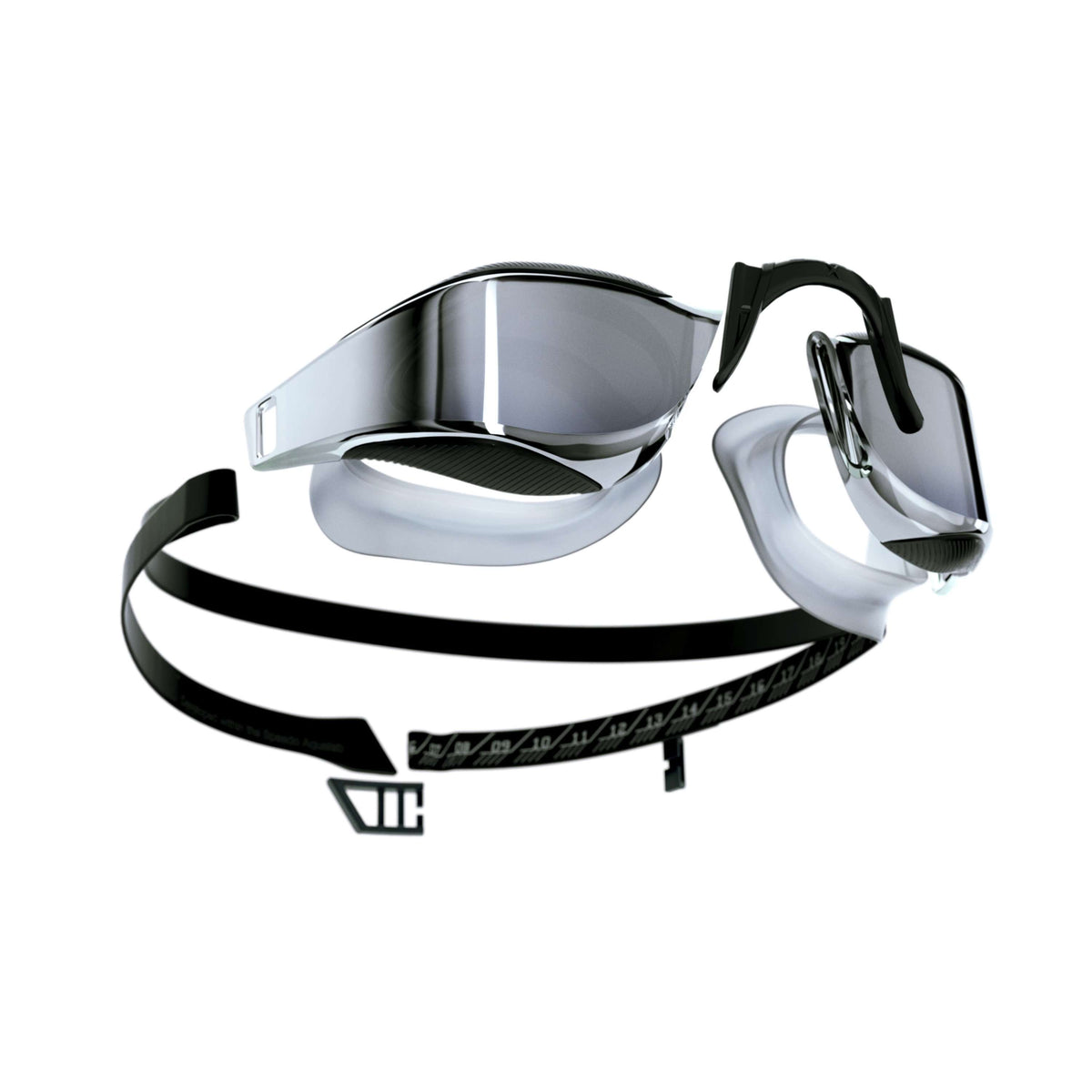 speedo fastskin goggles elite Speedo Fastskin Hyper Elite Mirrored Goggles, Black/Oxid Grey — Treshers