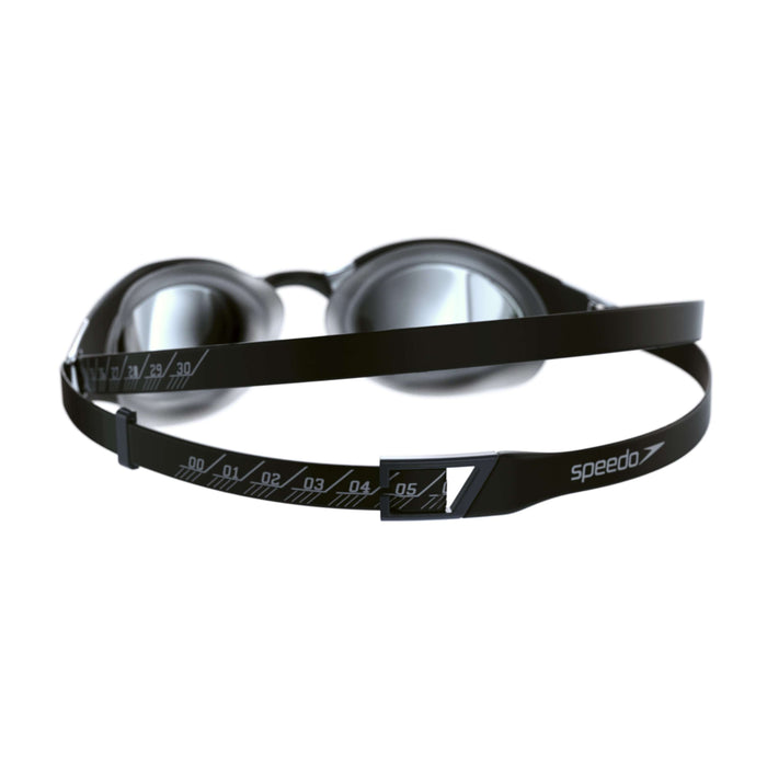 Speedo Fastskin Hyper Elite Mirrored Goggles, Black/Oxid Grey,Speedo,Treshers