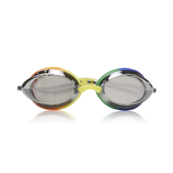 Treshers:Speedo Vanquisher 2.0 Mirrored Goggle,Rainbow/Greym