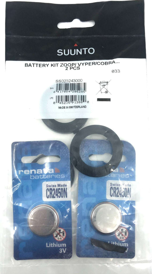 Suunto Battery Kit for Zoop, Vyper, Cobra (Pair - 2 pcs),Suunto,Treshers