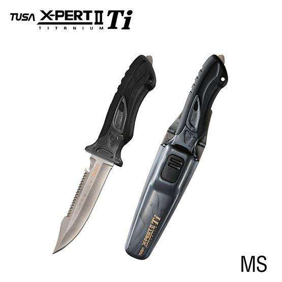 Treshers:Tusa X-Pert II Titanium FK-940TI Knife,Metallic Silver