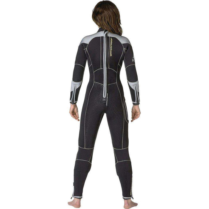 Waterproof Womens W4 7mm Backzip Wetsuit, Size ML/T (Medium Large Tall),Waterproof,Treshers