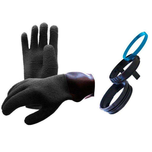 Waterproof Dry Glove Ring System: gloves, rings and liners,  for ISS suits,Waterproof,Treshers